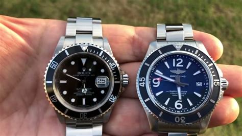 breitling superocean heritage vs rolex submariner